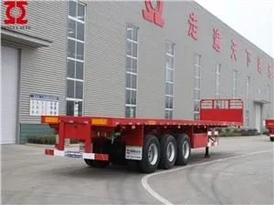 40 pēdu plakana gulta puspiekabe